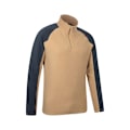 Miniatyrbild 5 av 5: Mountain Warehouse Ashbourne II Halvzip Fleece Top XXS Tan - Herr Tan XXS