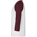 Miniatyrbild 3 av 3: Canvas Unisex Vuxen 3/4 Ärm Baseball T-Shirt L Vit/Maroon White/Maroon L