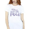 Miniatyrbild 3 av 4: Netflix Dam/Damer The Witcher Bold Bomull Boyfriend T-shirt White M
