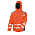 Miniatyrbild 1 av 3: SAFE-GUARD by Result Unisex Vuxen Dynamisk Softshell Jacka 3XL Fl Fluorescent Orange 3XL