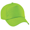 Miniatyrbild 1 av 3: Beechfield Unisex Original 5-Panel Baseballkeps i enfärgad design, One Size Lime Green One Size