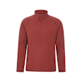 Miniatyrbild 1 av 4: Mountain Warehouse Ashbourne II Halvzip Fleece Top M Burg - Herr Burgundy M