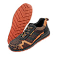 Miniatyrbild 1 av 2: Result Work-Guard Unisex Vuxna Mocka Trim Säkerhetstränare 7 UK Black/Orange 7 UK