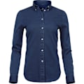Miniatyrbild 1 av 2: Tee Jays Dam/Kvinnor Långärmad Casual Twill Skjorta XS Indigo Indigo XS