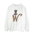 Miniatyrbild 1 av 3: Willy Wonka Herr W Logotyp Mössa Sweatshirt XL Vit White XL