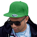 Miniatyrbild 3 av 3: Result Headwear Bronx Original Flat Peak Snapback Cap One Size Emerald One Size