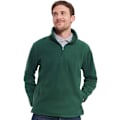 Miniatyrbild 4 av 4: Russell Herr Zip Neck Outdoor Fleece Top XS Flaskegrön Bottle Green XS