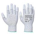 Miniatyrbild 1 av 2: Portwest Unisex Vuxen A198 PU Fingertoppsgreppshandskar S Grå Grey S