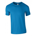 Miniatyrbild 1 av 2: Gildan Herr Soft Style Ringspun T-shirt M Safir Sapphire M