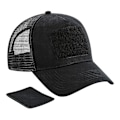 Miniatyrbild 1 av 2: Beechfield Patch Snapback Truckerkeps One Size Svart Black One Size