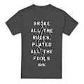 Miniatyrbild 1 av 5: AC/DC Unisex Vuxen Struck T-Shirt L Kolgrå Charcoal L