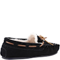 Miniatyrbild 2 av 4: Hush Puppies Childrens/Kids Addison Suede Slippers 13 UK Child Black 13 UK Child