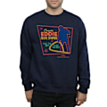 Miniatyrbild 3 av 6: National Lampoon's Christmas Vacation Herr Cousin Eddie Sweatshirt Navy Blue 3XL
