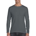 Miniatyrbild 5 av 5: Gildan Soft Style långärmad T-shirt för män (5-pack) M Charco Charcoal M