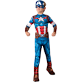 Miniatyrbild 4 av 4: Captain America Pojkkostym 5-6 år Blå/Röd/Vit Blue/Red/White 5-6 Years