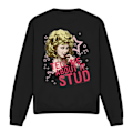 Miniatyrbild 1 av 5: Grease Unisex Vuxen Tell Me About It Stud Sweatshirt XL Svart Black XL
