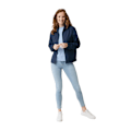 Miniatyrbild 3 av 3: Iqoniq Unisex Vuxen Logan Återvunnen Polyester Lättviktsjacka Navy XS
