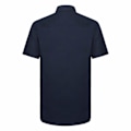 Miniatyrbild 2 av 6: Russell Collection Herr Kortärmad Easy Care Skräddarsydd Oxford Bright Navy 14.5inch