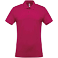 Miniatyrbild 1 av 3: Kariban Herr Pique Poloshirt M Fuchsia Fuchsia M