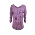Miniatyrbild 1 av 5: Junk Food Damkläder/Dam Sleep All Day Rock All Night Oversized Purple S