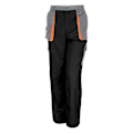 Miniatyrbild 1 av 2: Result Unisex Work-Guard Lite arbetskläder byxor (andningsbar och Black / Grey / Orange M
