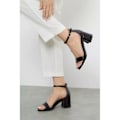 Miniatyrbild 4 av 4: Good For The Sole Dam/Kvinnor Abigail Extra Bred Block Klack S Black 3 UK