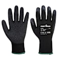 Miniatyrbild 1 av 2: Portwest A100 Latex Grip Handskar XL Svart Black XL