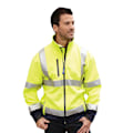 Miniatyrbild 2 av 2: Yoko Hi-Vis Softshelljacka för män 2XL Hi-Vis Gul/Marinblå Hi-Vis Yellow/Navy 2XL