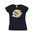 Miniatyrbild 1 av 3: Netflix Dam/Kvinnor Sex Education Eric Brilliant Bomull T-shirt Navy Blue M