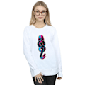 Miniatyrbild 2 av 5: Harry Potter Dam/Kvinnor Neon Dark Mark Sweatshirt XL Vit White XL