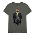 Miniatyrbild 1 av 2: Peaky Blinders Unisex Vuxen Dripping Tommy Bomull T-shirt M Grön Green M