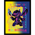 Miniatyrbild 1 av 2: Lilo & Stitch Techno 1 inramad affisch 40cm x 30cm flerfärgad Multicoloured 40cm x 30cm