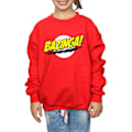 Miniatyrbild 3 av 5: The Big Bang Theory Girls Sheldon Bazinga Sweatshirt 5-6 år Red 5-6 Years
