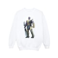 Miniatyrbild 1 av 4: Marvel Pojkar Avengers Endgame Målad Thanos Sweatshirt 7-8 År White 7-8 Years