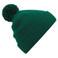 Miniatyrbild 1 av 2: Beechfield Original Pom Pom Beanie One Size Bottle Green Bottle Green One Size