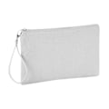 Miniatyrbild 1 av 2: Westford Mill Canvas Wristlet Pouch 26 x 17cm Ljusgrå Light Grey 26 x 17cm