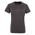 Miniatyrbild 1 av 3: Tri Dri Dam/Kvinnor Panelad Crew Neck T-Shirt XS Charcoal Charcoal XS