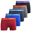 Miniatyrbild 1 av 4: Smith & Jones Wrenlow Boxerkalsonger för män (5-pack) XL Flerfärgad Multicoloured XL