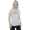 Miniatyrbild 2 av 3: Netflix Dam/Kvinnor Stranger Things Rainbow Dot Logo Bomull T-shirt Sports Grey XL