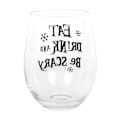 Miniatyrbild 2 av 2: Something Different Eat, Drink & Be Scary Stjälkfri Vinglas O Black/Clear One Size