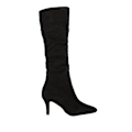 Miniatyrbild 2 av 3: Principles Dam/Damer Krista Ruched Pointed Medium Heel Knee Natural Black 6 UK