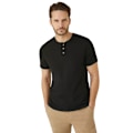 Miniatyrbild 1 av 3: Burton Herr T-shirt med Morfar-Krage Storlek L Svart Black L
