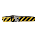 Miniatyrbild 1 av 2: Off White Meteor Tuc Randigt Bälte Herr En Storlek Gul/Svart Yellow/Black One Size