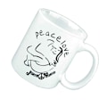 Miniatyrbild 2 av 2: John Lennon Cuddle Keramisk Mugg One Size Vit/Svart White/Black One Size