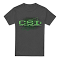 Miniatyrbild 1 av 5: CSI Unisex Vuxen Shadow Sketch T-Shirt S Kolgrå Charcoal S