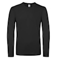 Miniatyrbild 1 av 2: B&C Herr #E150 Långärmad T-shirt XL Svart Black XL