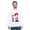 Miniatyrbild 2 av 3: Disney Herr Minnie Mouse Giggling Sweatshirt XL Vit White XL