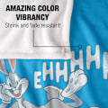 Miniatyrbild 4 av 6: Looney Tunes Whats Up Doc Bugs Bunny Filt En Storlek Multicolo Multicoloured One Size