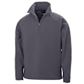 Miniatyrbild 1 av 3: Result Core Micron Anti-Pill Fleece Top 2XL Charcoal för män Charcoal 2XL