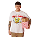 Miniatyrbild 2 av 3: SpongeBob SquarePants Herr Absorb The Season Jul T-shirt White S